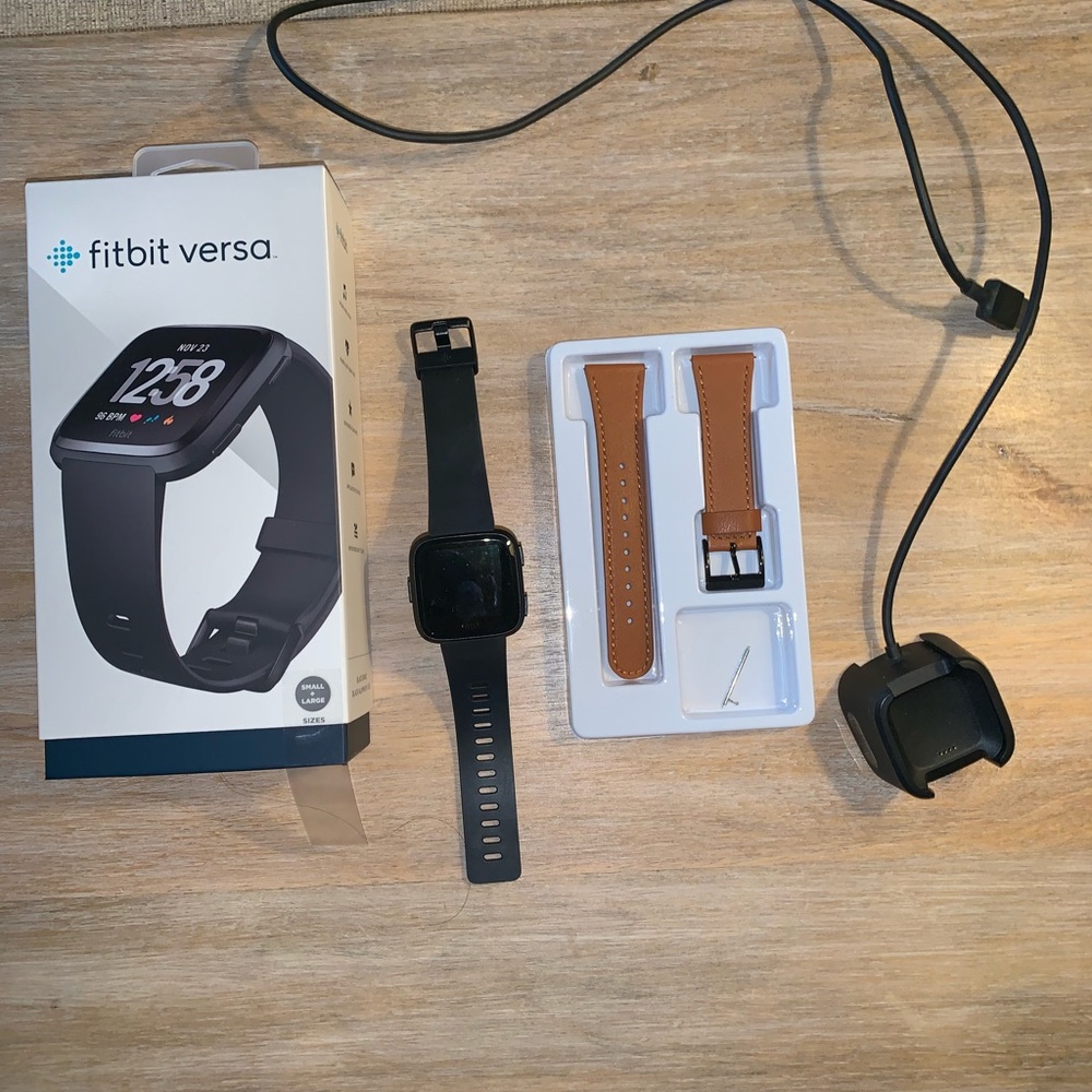 FitBit Versa with Two Bands